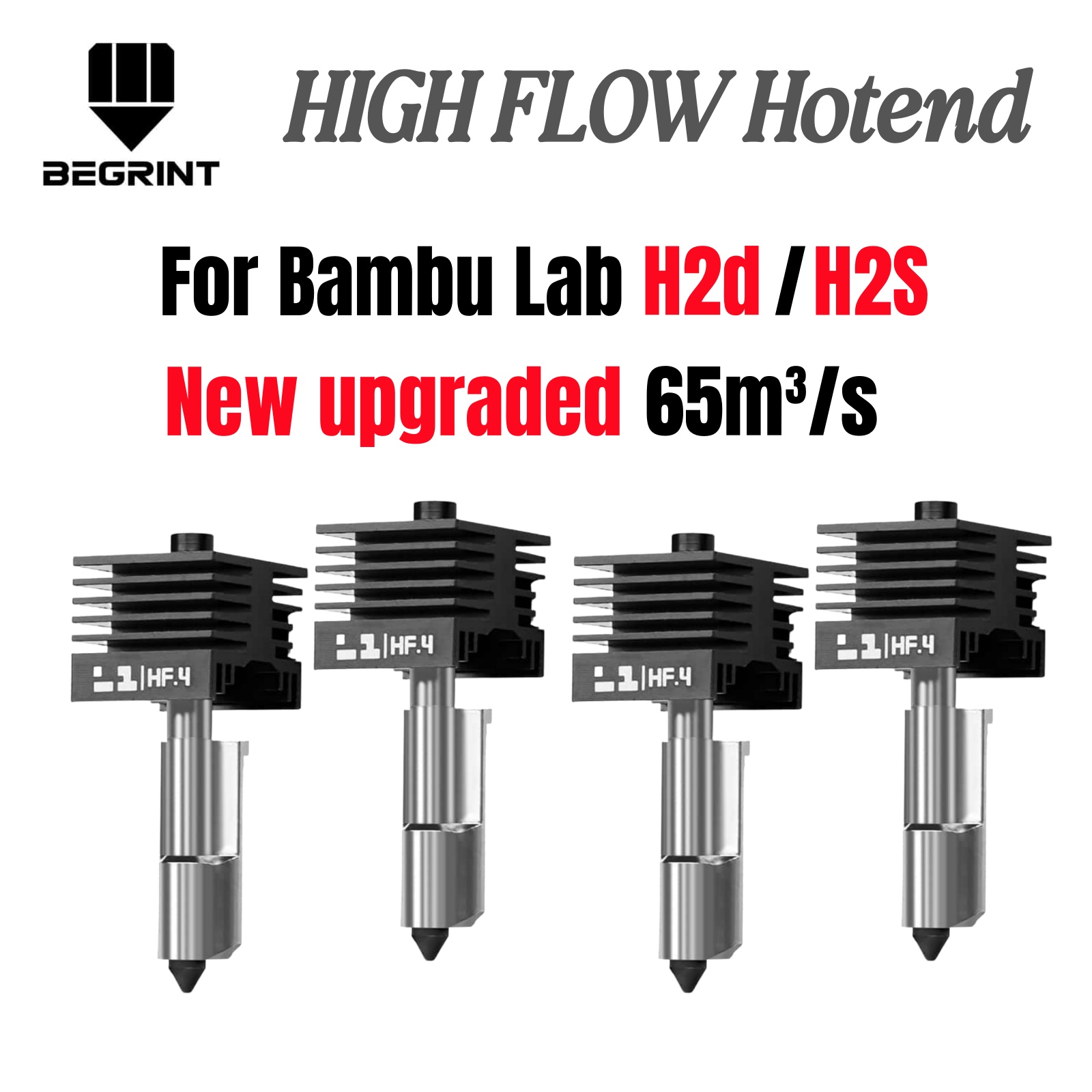 Hotend 0.4Mm - 밤부랩 H2S H2D용 고유량 핫엔드 고품질
