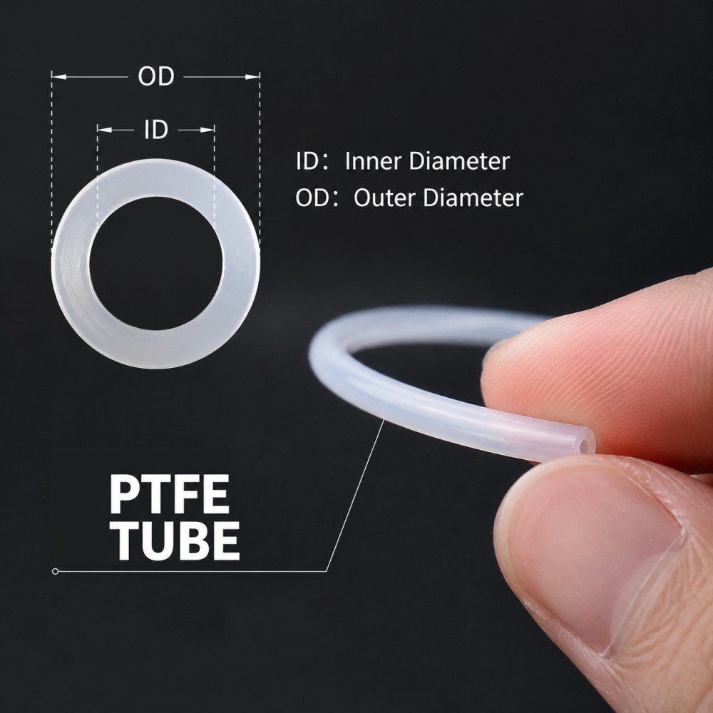 Ptfe Tube - 흰색 PTFE 튜브 절연 모세관 내경