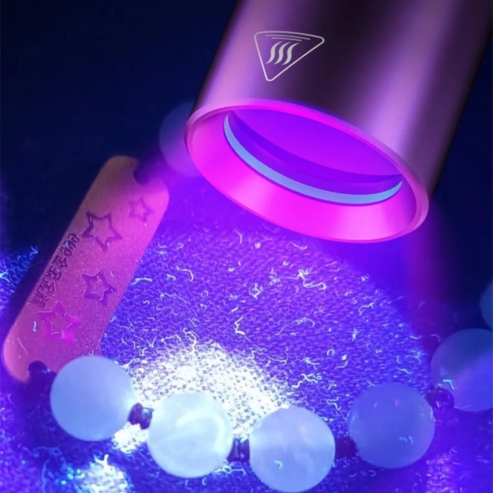 365nm 고출력 UV 손전등 블랙 미러 퍼플 램프 감 - Uv Resin 리뷰 및 가격